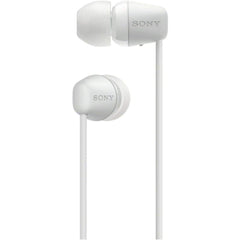 Sony WI-C200 Wireless Earbuds, Bluetooth Compatible, Up to 15 Hours of Continuous Playback / Microphone Included, 2019 Model, White, WI-C200