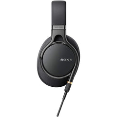 Sony MDR-1AM2 B Headphones, High Resolution, Sealed Type, Foldable, Detachable Cable/Balance Connection, Φ4.4 Cable Included, Remote Control/Microphone Included, 2018, Black