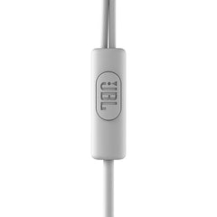 JBL Harman C100SI In-Ear Wired Earphone Microphone Included (C100SI White)