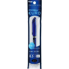 Pentel Gel Ink Ballpoint Pen Energy Euro 0.5mm Black 5 x XBLN25-A