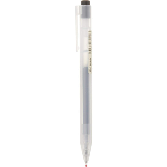 GEL INK BALLPOINT PEN CAPABLE OF DRAWING MUJIRUSHI Ryo Black core diameter 0.5mm knock type 02794118