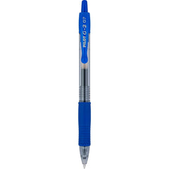 G2 Gel Roller Ball Pen, Retractable, Refillable, Blue Ink, 0.7mm Fine, Dozen (並行輸入品)