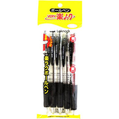 Mitsubishi Pencil Oil Ballpoint Pen Berry Easy Knock 5 x 0.7 SN100075P.24 Black