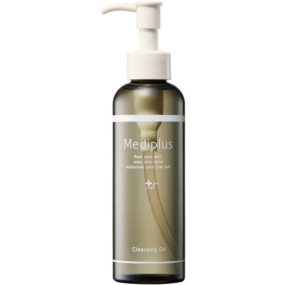 Mediplus Cleansing Oil, 5.3 fl oz (160 ml), 2 Month Supply, No Face Wash Required, Makeup Remover, Moisturizing, Additive-Free, Dry Skin, Pores, Eyelash OK