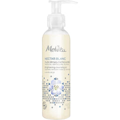 Melvita Nectar Blanc Cleansing Oil, 5.1 fl oz (145 ml) Makeup Remover, Organic Cosmetics, Transparent, Moisturizing, Dullness caused by old keratin Pore Care, Shiny Skin, W Face Wash Not Required