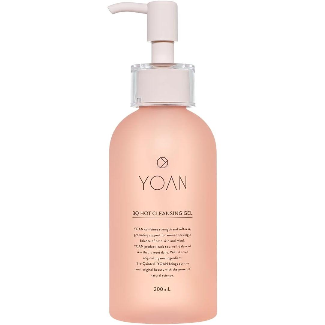 YOAN BQ Hot Cleansing Gel, Makeup Remover, Oil Free, W No Need for Face Cleansing, Warming Action, Moisturizing, Warm