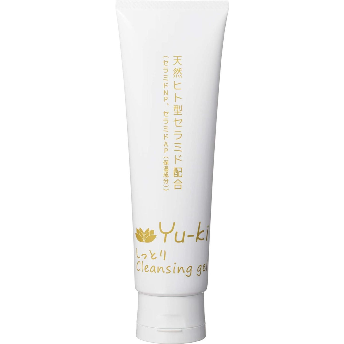 Yu-ki Moisturizing Cleansing Gel Formulated with Natural Human-Shaped Ceramide, 5.3 oz (150 g), Dry and Sensitive Skin