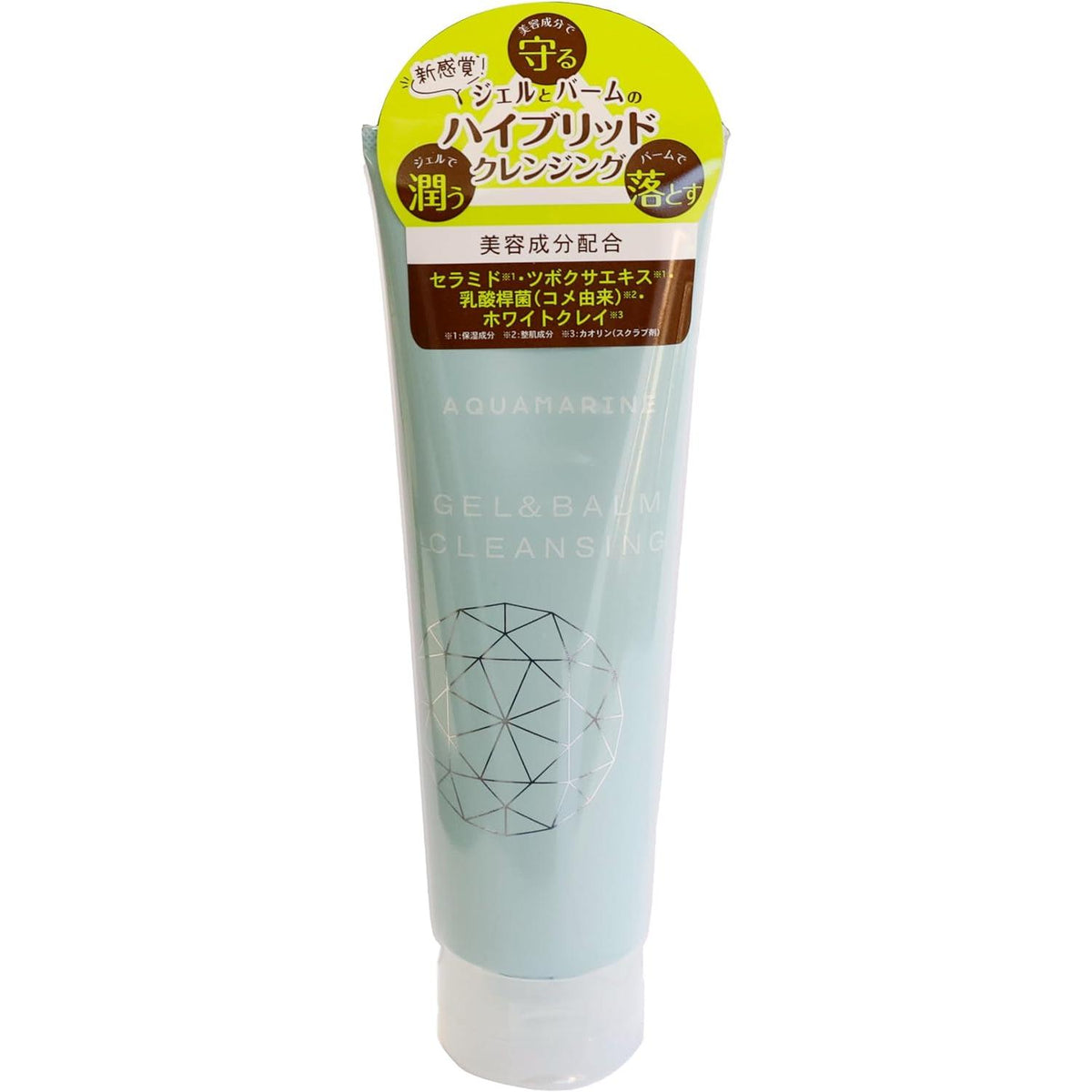 Dot Japan Aquamarine Gel   Balm Cleansing Melting Gel-Like Balm Cleansing, Makeup Remover, CICA Formulation, Large Capacity, 6.3 oz (180 g), Made in Japan