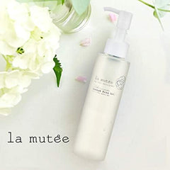 La Mute Barrier Cleansing Gel, 4.2 oz (120 g), Makeup Remover, Moisturizing, Pore Care, No Double Face Washing Required, Dull and Exfoliating