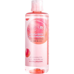 Hanajiru Cleansing Water, 12.8 fl oz (380 ml), Peach Scent, Clear Pores and Exfoliates, Makeup Remover