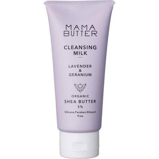 MAMA BUTTER Additive-Free Cleansing Milk, No Need for Washing, Organic Shea Butter Blender, Lavender   Geranium, 4.5 oz (130 g), 4.5 oz (130 g) (1 x 1)