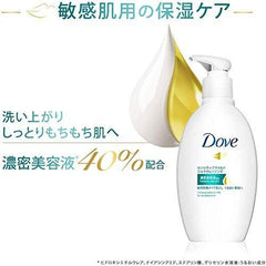 Dove Sensitive Mild Milk Cleansing Body + Replacement Set, 6.8 fl oz (195 ml) + 6.1 fl oz (180 ml), Bonus Included