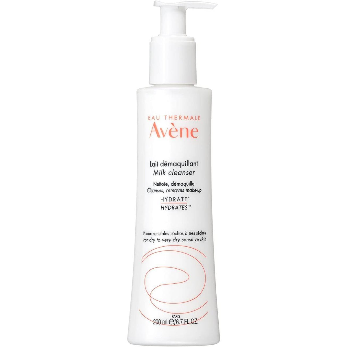 Avene Gentle Cleansing Milk, Makeup Remover, Cleansing, Body, 6.8 fl oz (200 ml)