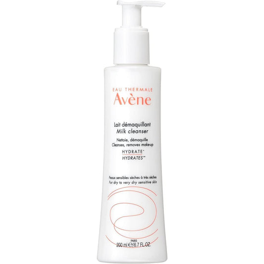 Avene Gentle Cleansing Milk, Makeup Remover, Cleansing, Body, 6.8 fl oz (200 ml)