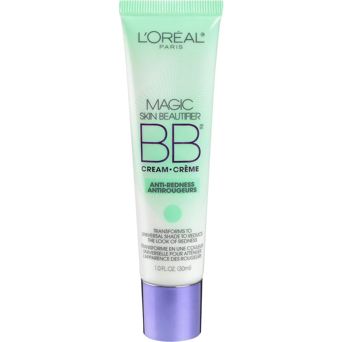 L'Oreal Paris Magic Skin Beauty BB Cream, Anti-Redness, 1 Fluid Ounce (2 Components)