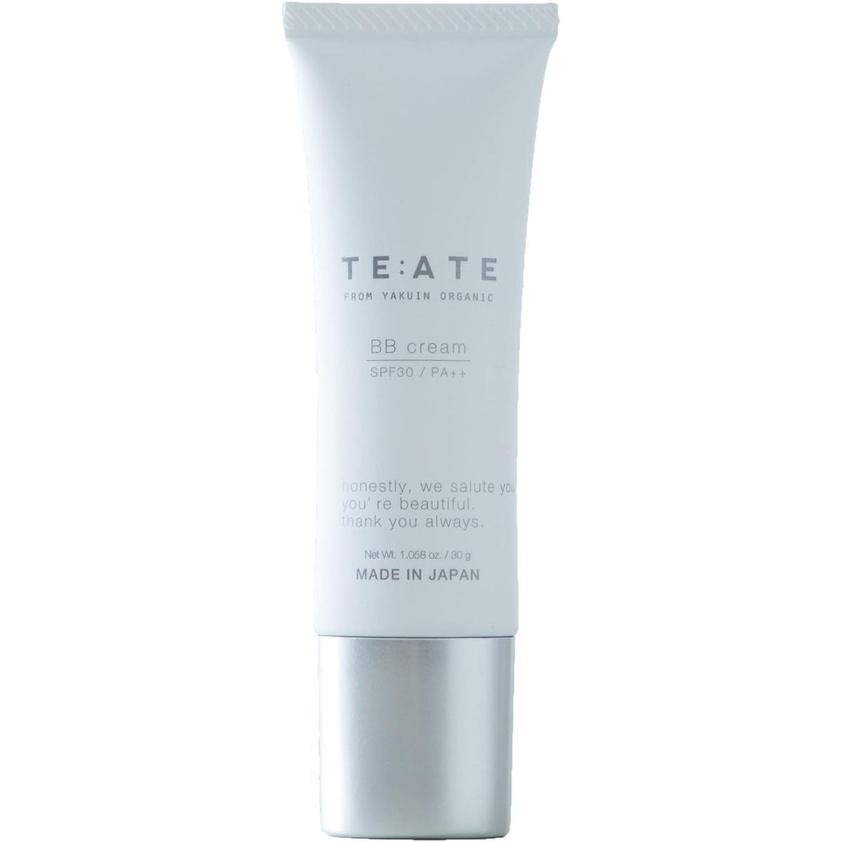 TEATE BB Cream (Official) Yakuin Organic UV Protection SPF 30/PA++ 1.1 oz (30 g)