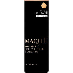 Maquillage Dramatic Jelly Liquid Foundation, Unscented Beige Ochre 20, 0.9 oz (27 g)