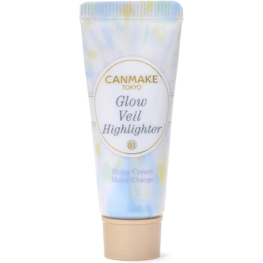 Canmake Grow Vale Highlighter 01 Glow White 0.3 oz (8 g) Highlight 0.3 oz (8 g) (x1)