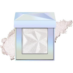 LionWell 01 Highlight Powder, Glitter, Shimmer, Glitter, Diamond Highlighter, Luminizer, 3D Feeling, Transparent, Pearl Blend, High Gloss, Glitter, Skin Finish, Smooth, Tightly Attached, 0.1 oz (4 g)