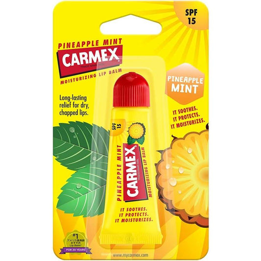 Carmex Lip Balm Tube Type Pineapple Mint (SPF15) Set of 2