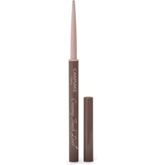 Canmake Creamy Touch Liner 10 Cocoa Greige Eyeliner Gel, Slim Tip