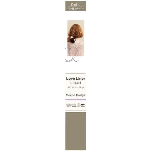 msh Love Liner Liquid Eyeliner R4 Refill MGR Mocha Gurege (0.55 mL) Replacement LoveLiner