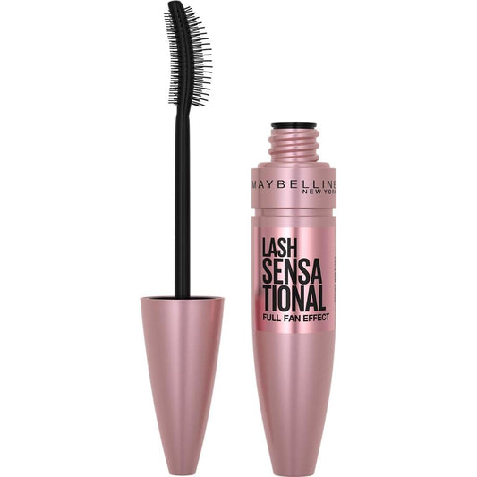 Maybelline New York Maybelline Makeup Crush Sensational Washable Mascara, Blackest Black Volume-Up Mascara, 0.32 fl oz