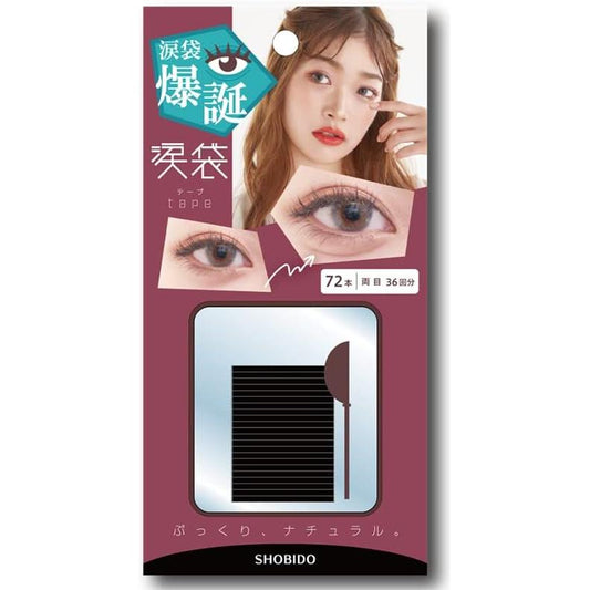 PT74363 Teardrop Bag Tape, 72 Pieces (36 Fees for Both Eyes) Eye Makeup Natural Fiber Natural Korean Makeup