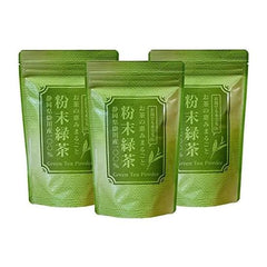 Mikasaen Production Center Powdered Green Tea, 7.1 oz (200 g), 3 Bags (600 g), Commercial Powdered Tea (Sencha Powder), 100% Produced in Shizuoka Prefecture Kakegawa