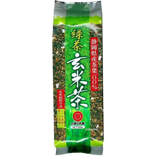 Ochanomaruko Green Tea Brown Rice Tea Made in Shizuoka Prefecture, 10.6 oz (300 g) x 2 Packs