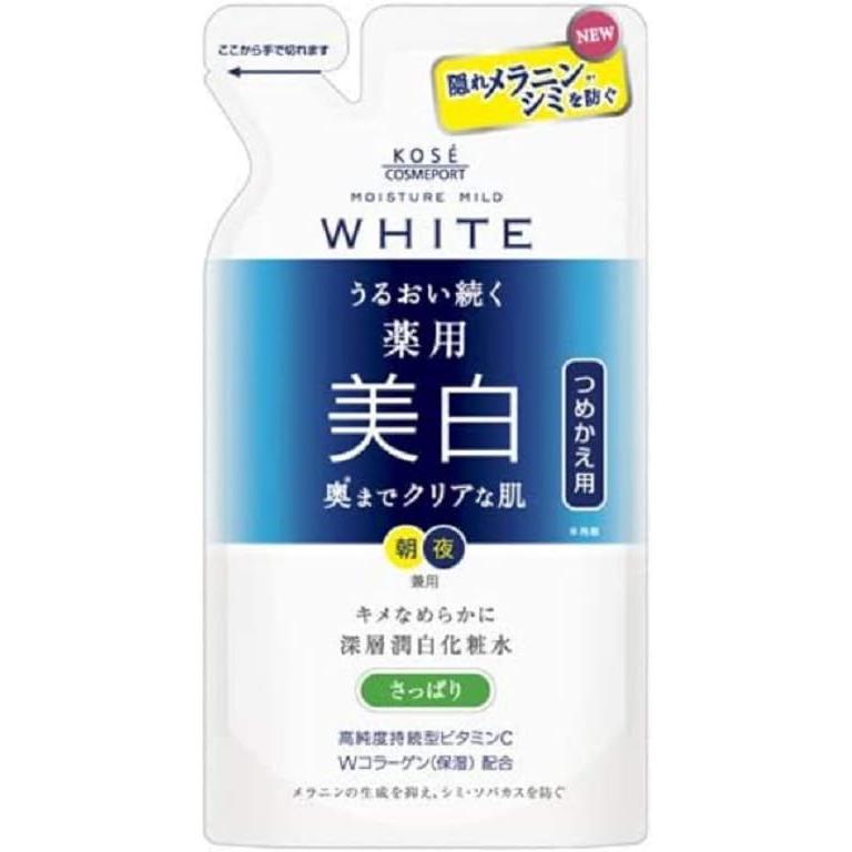 [Japanese Moisturizing] KOSE Moisture Mild White Lotion L (Refreshing) Refill 160ml