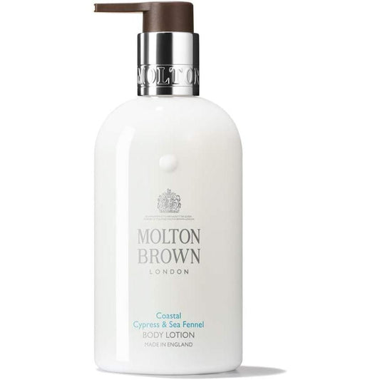 Official MOLTON BROWN Cypress   Sea Fennel Body Lotion, 10.1 fl oz (300 ml), Molton Brown, Dry, Moisturizing, Marine, Aromatic, Gift, Modern