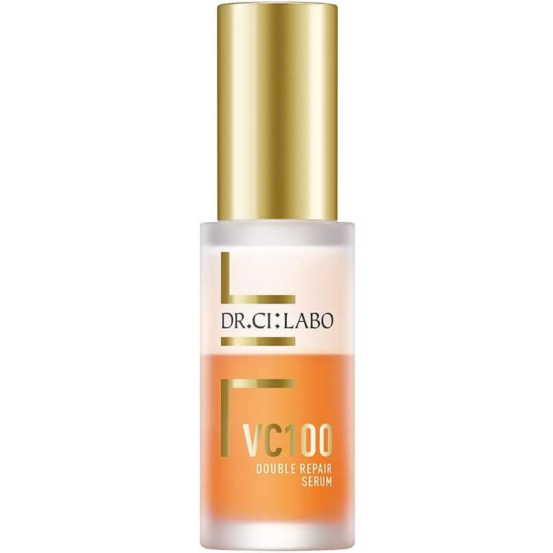 VC 100 Double Repair Serum Vitamin C Serum Present, Gift, Men's Cosmetics, 2 Layers, Type (Milky Lotion Layer/Essence Layer), Ultraviolet Rays Dry, Dullness, Ceramide, Dr. CiLabo