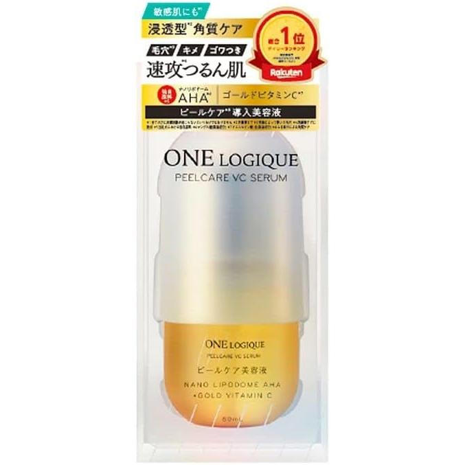 Onelogik ONE LOGIQUE Serum C, 2.8 fl oz (80 ml), Made in Japan, Beauty Essence, Peel Care, Pore Care, Exfoliating Clogs, Removal, Smooth Skin, Shiny Skin, Turnover Support, Nanolipodome AHA, Mild Makeup