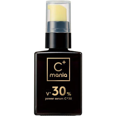 C+mania Medicated Power Serum C + 30 Serum, Quasi-drug, Super Vitamin C + 0.7 fl oz (20 ml) (Approx. 1 Month Supply)