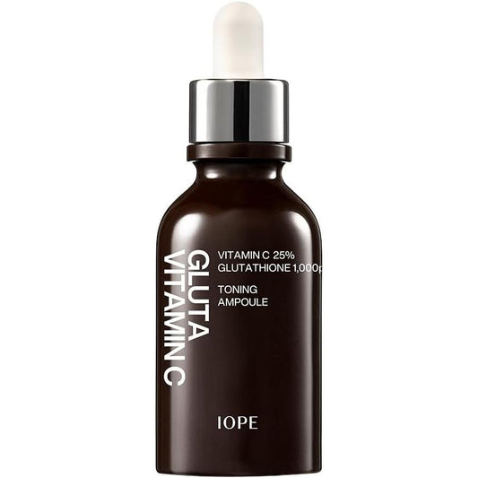 IOPE Official Iope Gluta Vitamin C Toning Ampoule 23g Serum Vitamin Care Face Serum Korean Cosmetics Moisturizing Dry Sensitive Skin