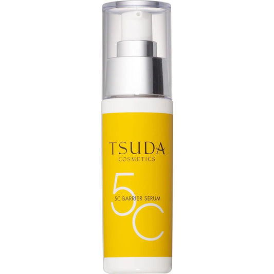 TSUDA COSMETICS 5C Barrier Serum, Sensitive Skin, 1.6 fl oz (45 ml)