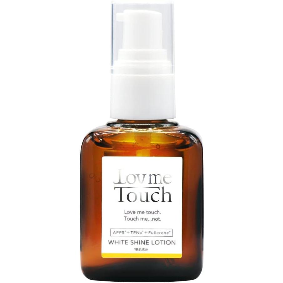 Love Me Touch White Shine Lotion, 1.0 fl oz (30 ml) Essence, Vitamin C Derivative, Vitamin E Derivative, Fullerene, Panthenol, Hyaluronic Acid, Ectoin, Serum, Vitamin C, Vitamin E, APPS, TPNa, Paraben Free, Ethanol Free, Eri Uehara