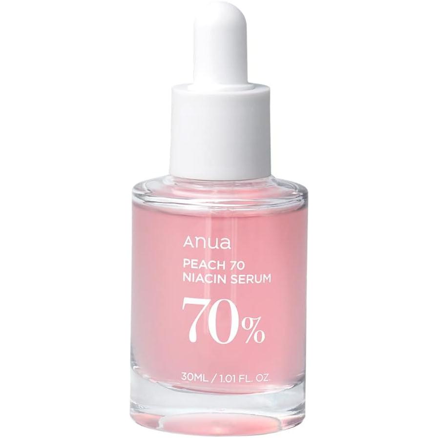 ANUA Peaches 70% Niacin Serum, 1.0 fl oz (30 ml), Beauty Essence, Skin Tone Care, Exfoliating Care, Light Light, Shiny Skin, Moisture Moisturizing, Sensitive Skin, Dry Skin, Korean Cosmetics