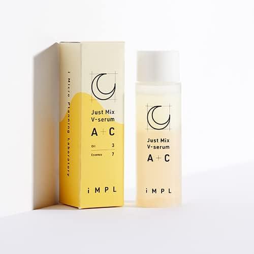 iMPL Just Mix V-serum A+C Double Layer Nighttime Serum, 1.7 fl oz (50 ml), Retinol Derivative Formulation, Vitamin C Derivative Formulated