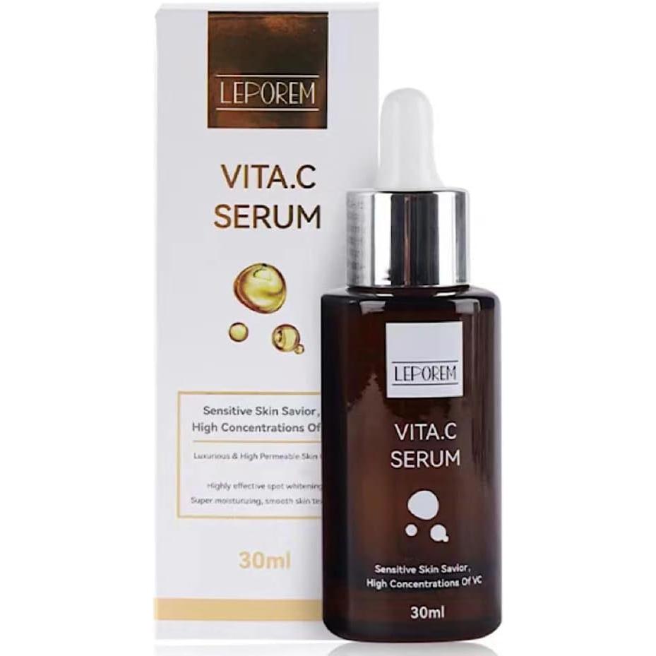 LEPOREM Vitamin C Derivative 23% Mixed Beauty Serum, Hyaluronic Acid and VC23 Essence, 1.0 fl oz (30 ml)