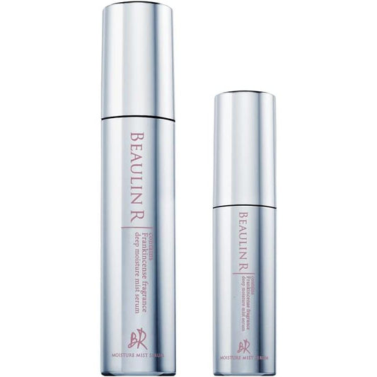 Buulin R Serum, Organic, Moisturizing, High Concentration, Mist Serum, Set of 2, 1.7 fl oz (50   100 ml), Vitamin C, Hyaluronic Acid, Frankincense, 35 Types, Made in Japan, Can be Used on Makeup