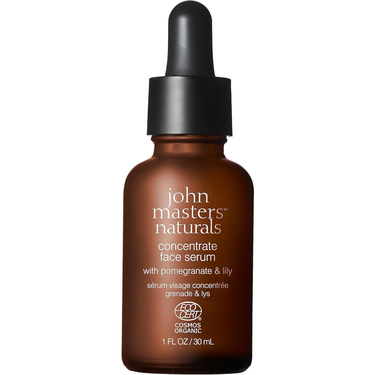 John Master Organic P L Concentrate Face Serum (Pomegranate   Lily) Serum, 1.0 fl oz (30 ml)