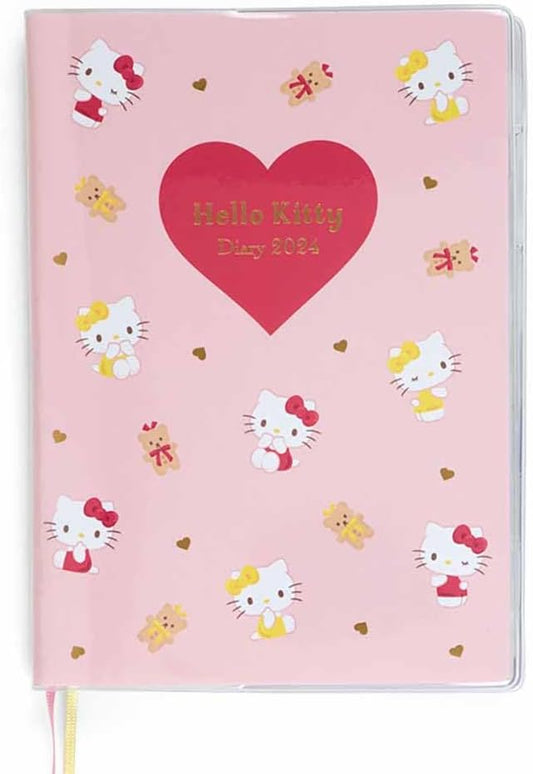 Sanrio 2024 703273 Hello Kitty B6 Diary (Large-Ruled Type)