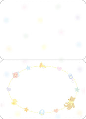 Sanrio BC81-1 L 381 808971 Message Card Baby Shower Gift with Baby Socks