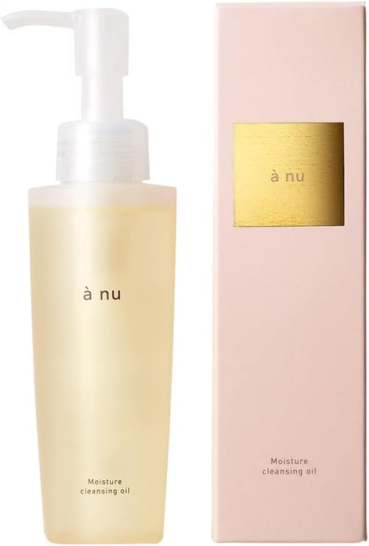 Añu Cleansing Oil Makeup Remover w No Need for Face Cleansing, Made in Japan, Cleansing Pores, Plant Stem Cells (120 Doses)