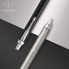 PARKER PARKER Ballpoint pen IM matte black CT medium oily SET WITH REPLACEMENT CORE AND MESSAGE CARD authorized imports 2143442Z RS