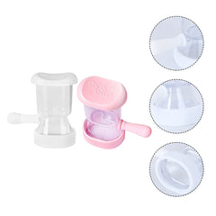 Lurrose Silicone Eye Wash Cups Eye Flash Cleaning Cups for Refresh and Clean Fatigue Eyes 2 Pcs (Random Color)