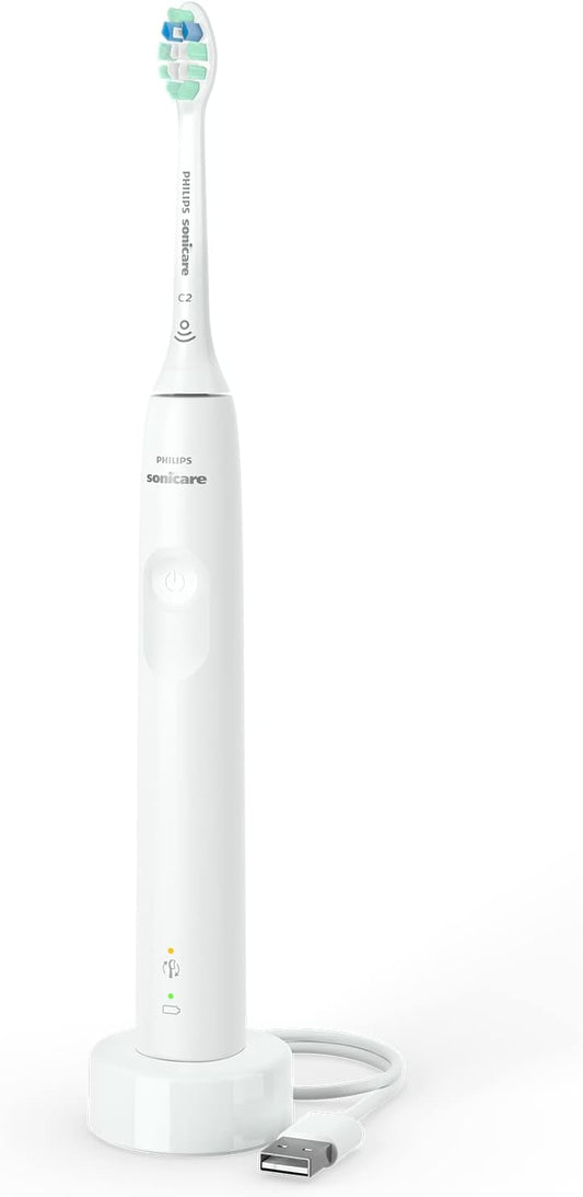 Philips Sonicare 3100 Series Electric Toothbrush, White, HX3671/23