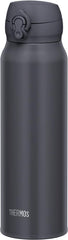 Thermos JNL-756 SMB Water Bottle, Vacuum Insulated Travel Mug, 25.4 fl oz (750 ml), Smoke Black